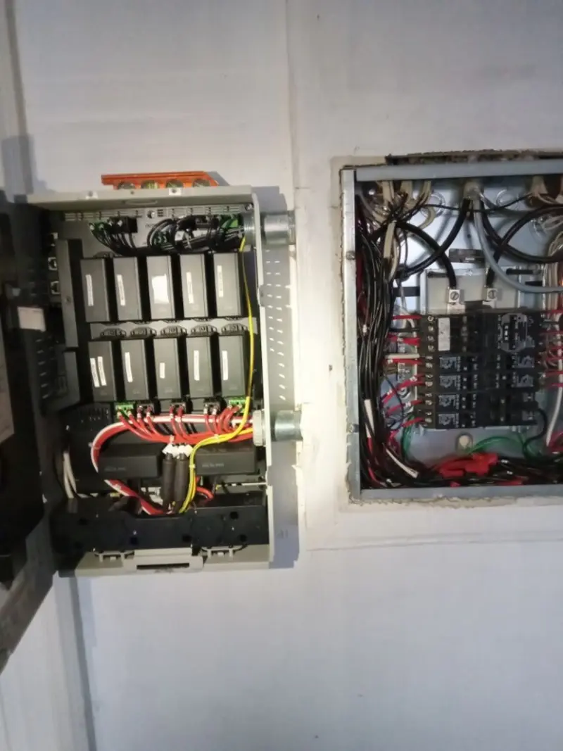 Electrical panel upgrade completed for Security Camera Wiring in West Milford